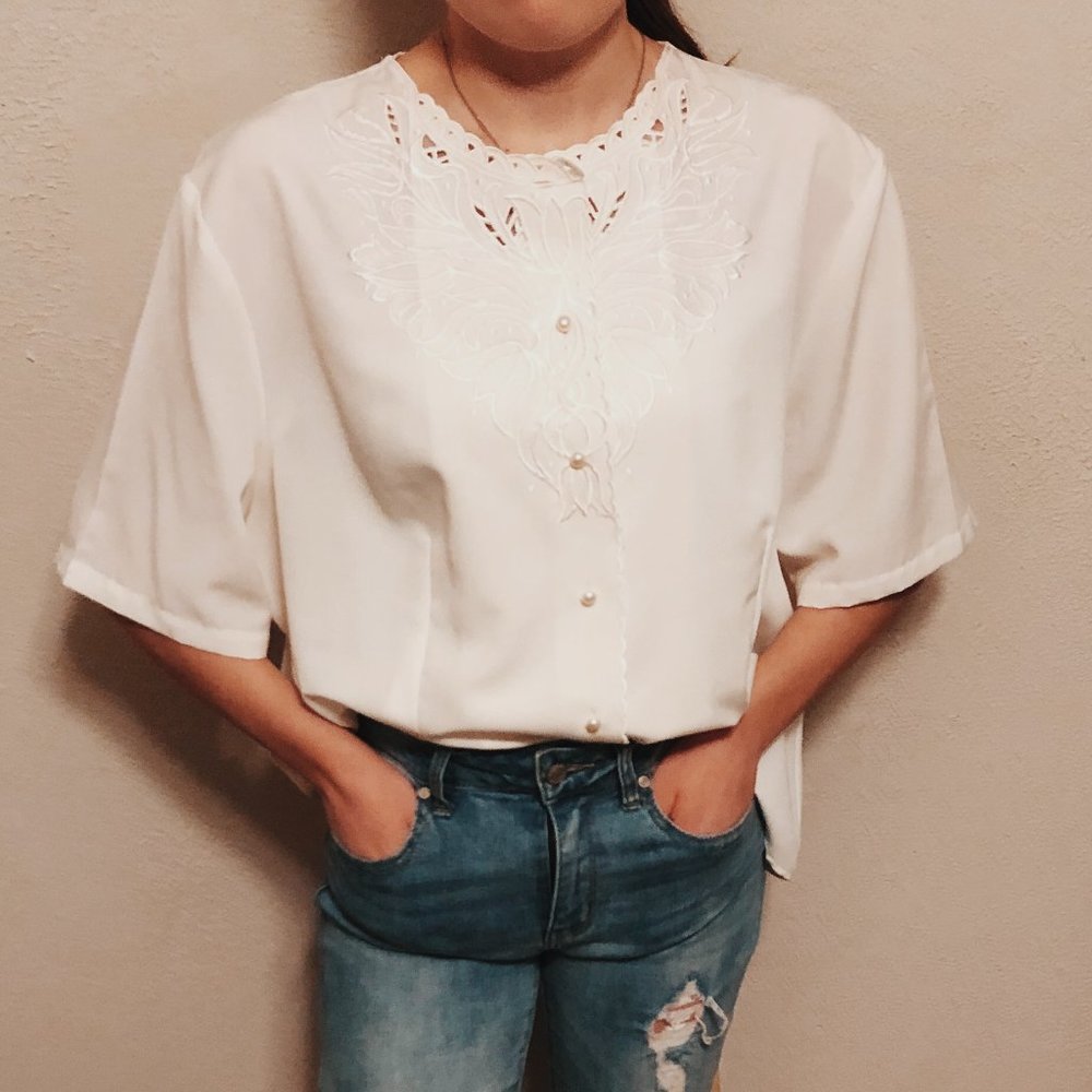 Mina & Rosy Embroidered Blouse